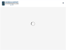 Tablet Screenshot of gakidney.com